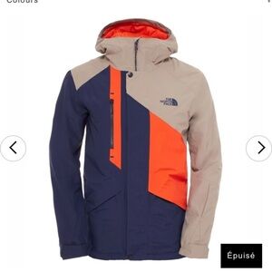 The North Face Hyvent Navy/Orange Jacket Men’s Size Small